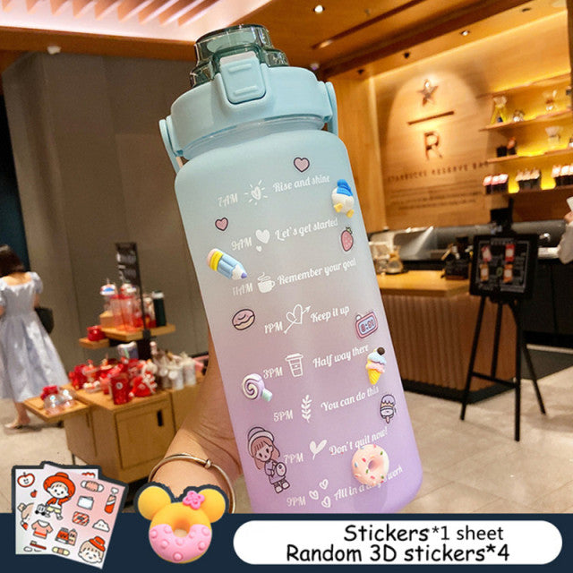 2L Portable Large-Capacity Water Bottle