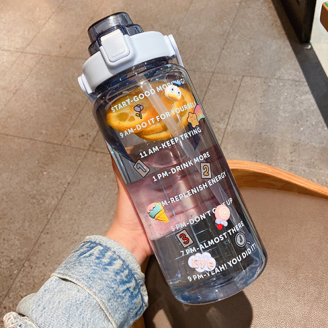 2L Portable Large-Capacity Water Bottle